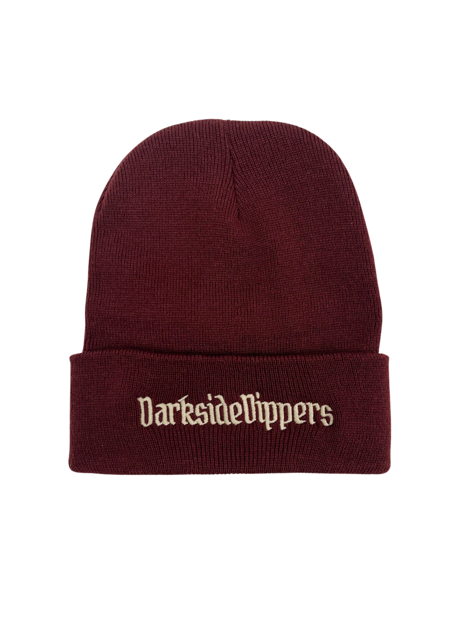 BURGUNDY 'DARKSIDE DIPPERS' TOQUE - Darkside Dippers