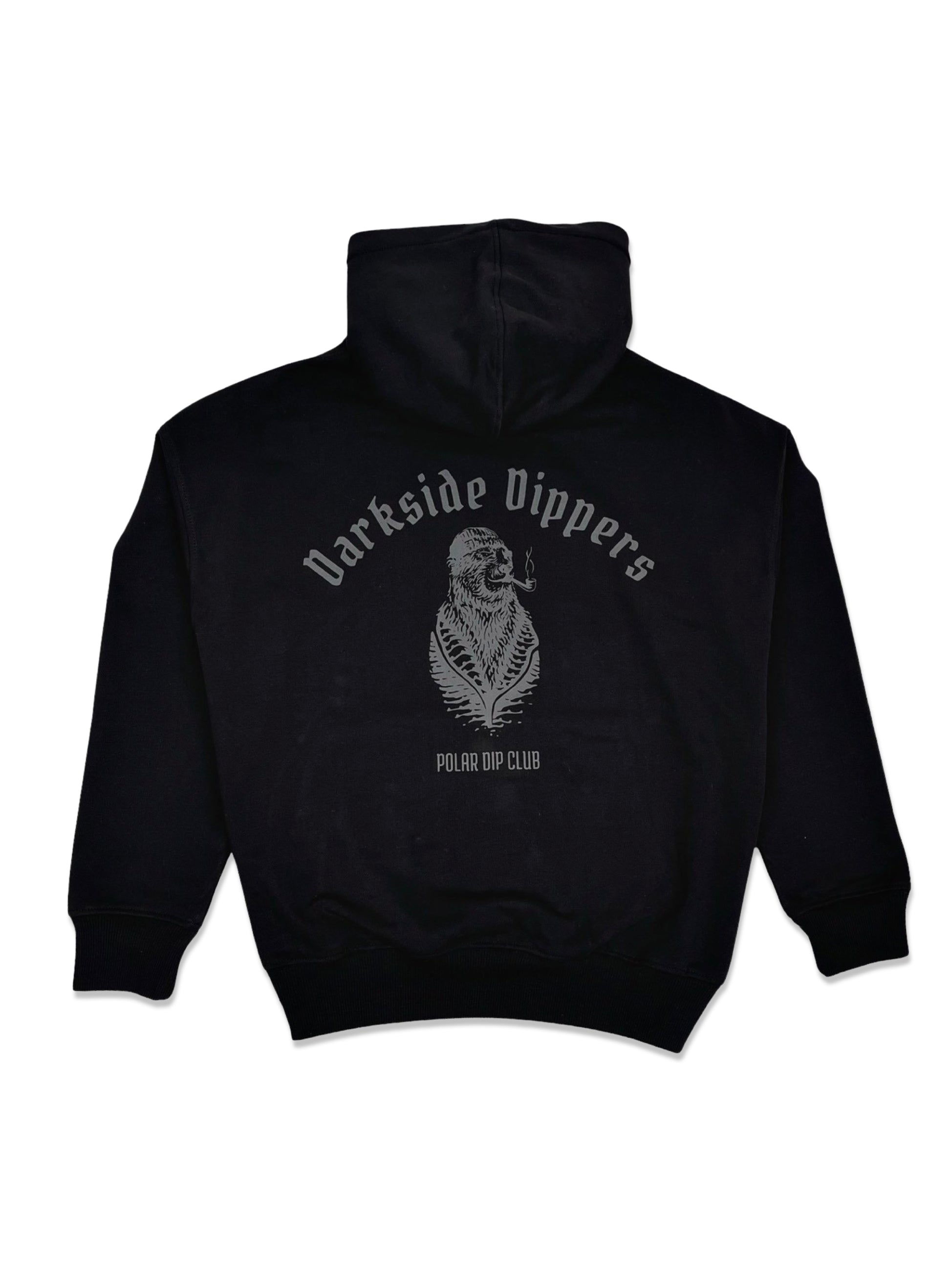 DARKSIDE DIPPERS HEAVYWEIGHT HOODIE - BLACK - Darkside Dippers